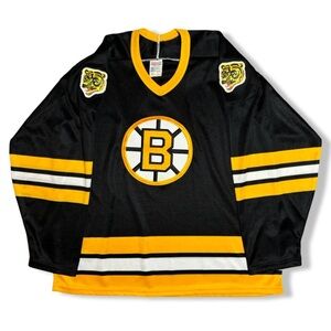 Vintage 90s CCM Boston Bruins Hockey Jersey